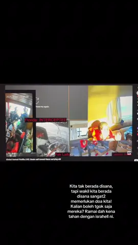 Ya Allah, kau permudahkanlah urusan mereka. Kami disini berbekalkan doa mengiringi mereka yang menghala ke Gaza.