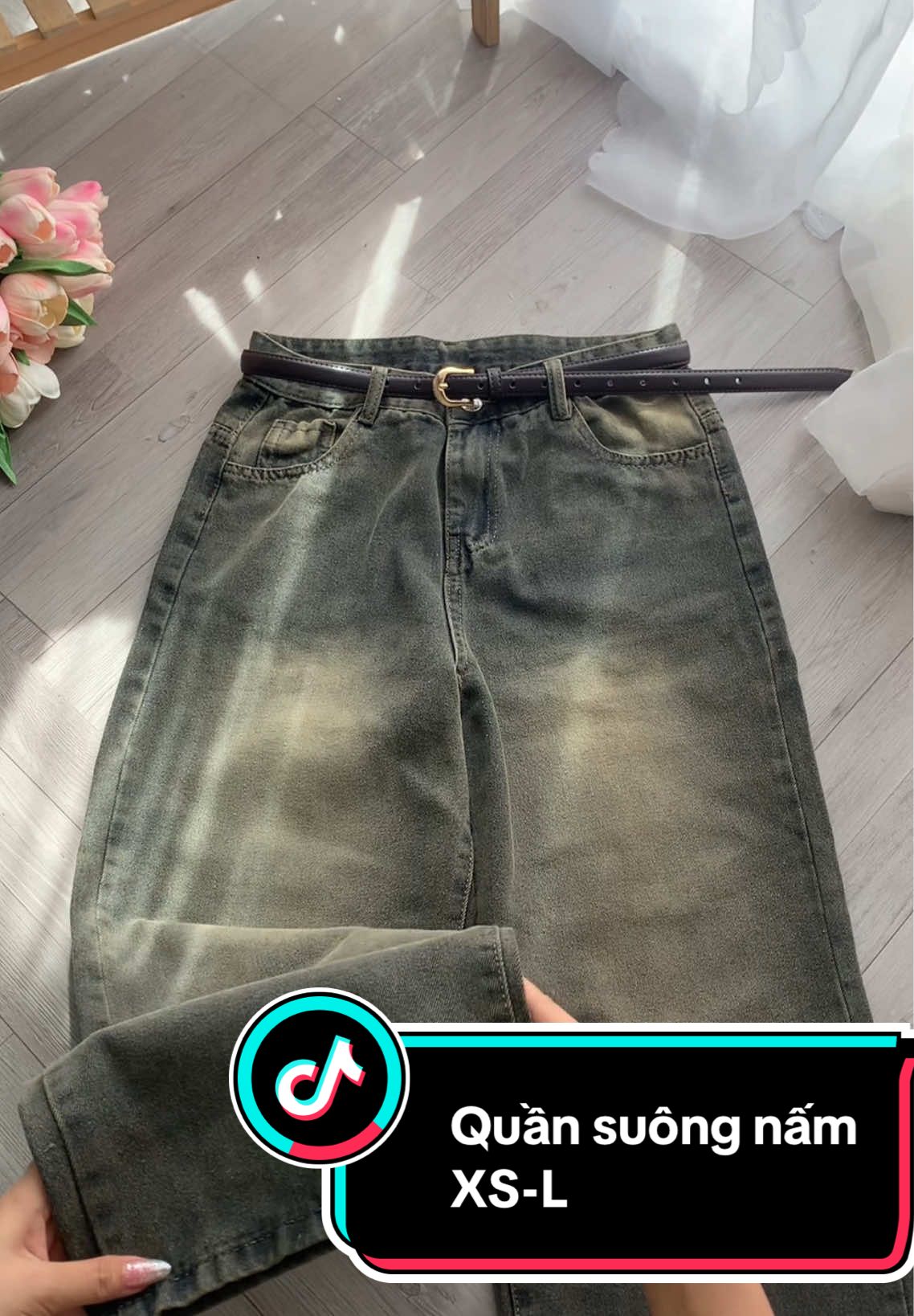 Quần suông nấm #ypfッ #tiktokviral #quansuongnamlun #quanjeans #thoitrangnu 