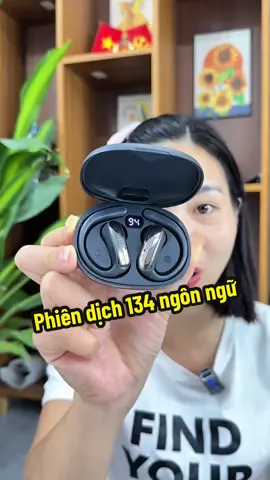 Tai nghe mở phong cách, HTC NE52, bản dịch thời gian thực 134 ngôn ngữ, pin bền lên tới 40 giờ giá tri ân#ebichnhanong #xuhuong #tainghe #tainghehtcne52 #viral  