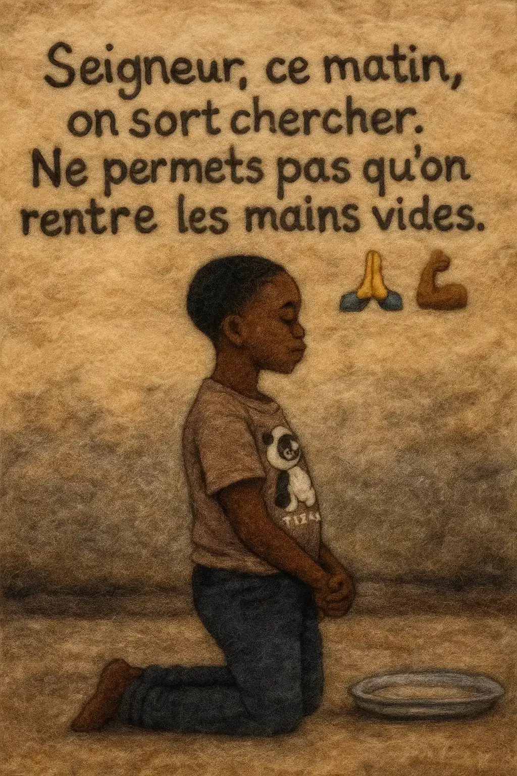Seigneur, marche devant nous, car la rue est pleine de pièges. 🕊️