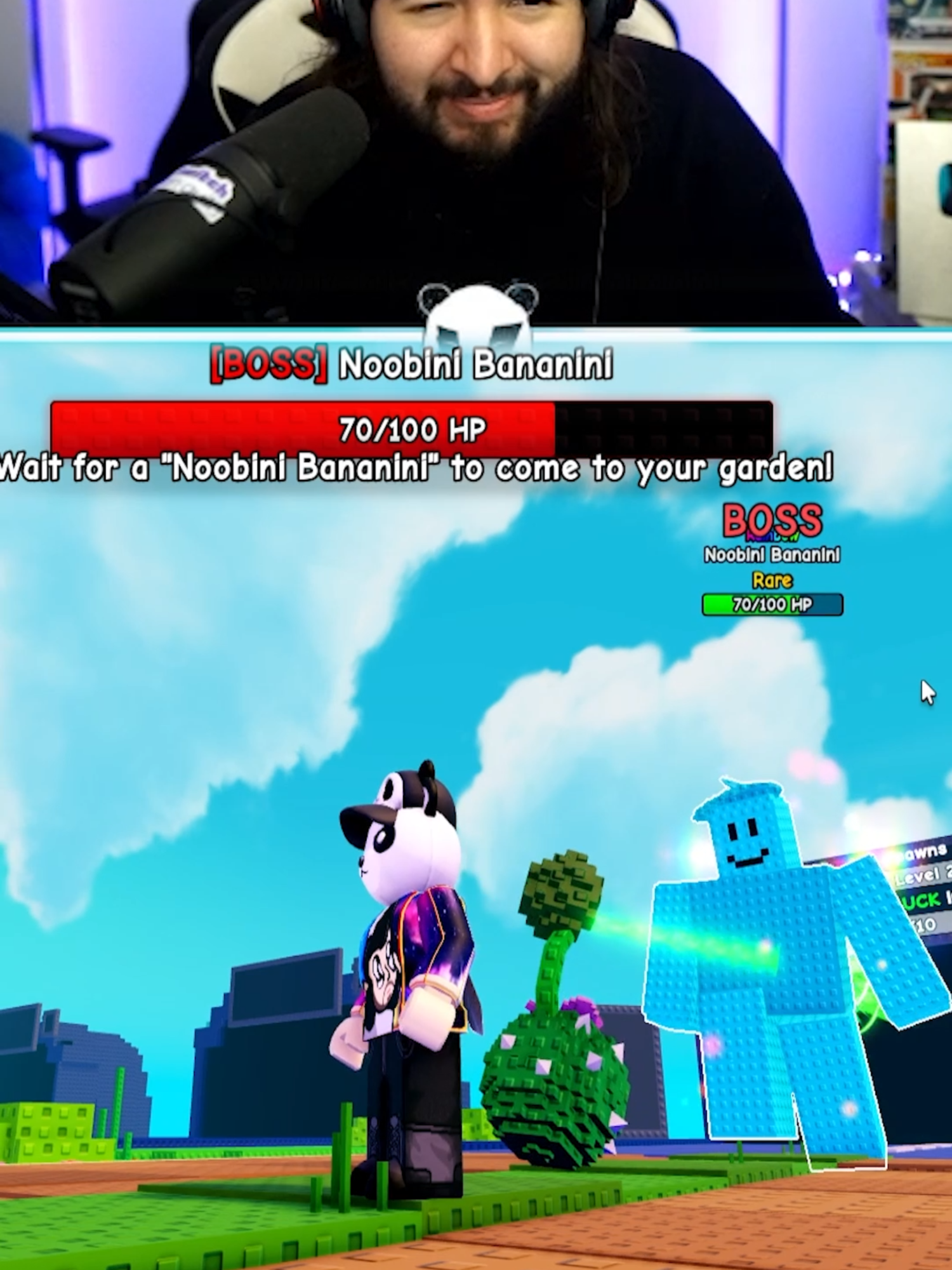 NUEVO BOSS NOOBINI BANANINI en PLANTS vs BRAINROTS #plantsvsbrainrots #noobinibananini #boss #brainrot #plantas #robloxclips #robloxedits