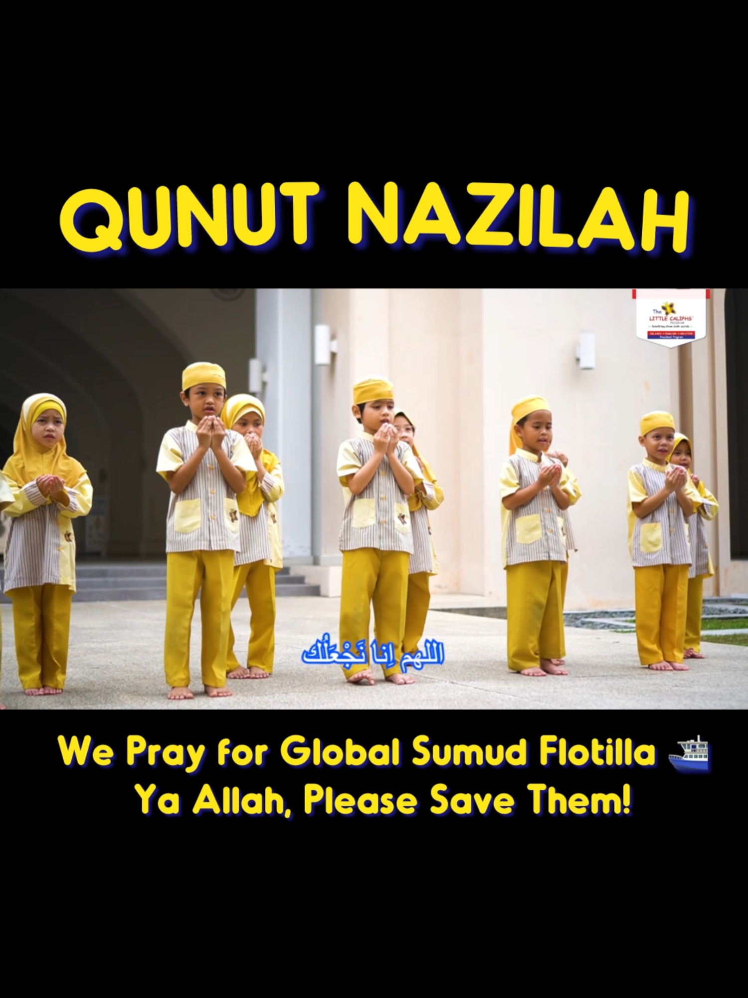 Ya Allah, lindungilah setiap langkah para pejuang kemanusiaan yang berjuang untuk saudara-saudara kami di Palestin. Teguhkanlah hati dan tekad mereka dalam membawa bantuan dan menyuarakan kebenaran. Permudahkanlah segala urusan mereka, kurniakanlah kejayaan, serta selamatkanlah mereka daripada kezaliman dan segala bentuk bahaya. اللهم آمين #PrayForGlobalSumudFlotilla #FreePalestine #PrayForPalestine #LittleCaliphsForPalestine