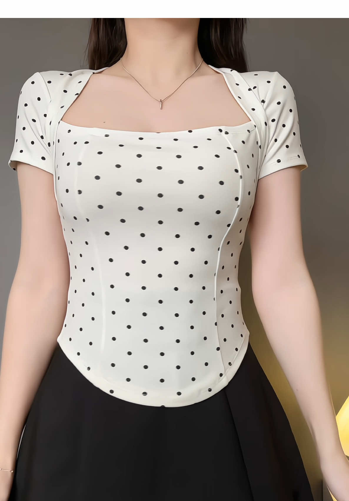 Chấm bi đang hot nè #thoitrangnu #aokieu #aothun #aokieuhottrend #lannchii00 