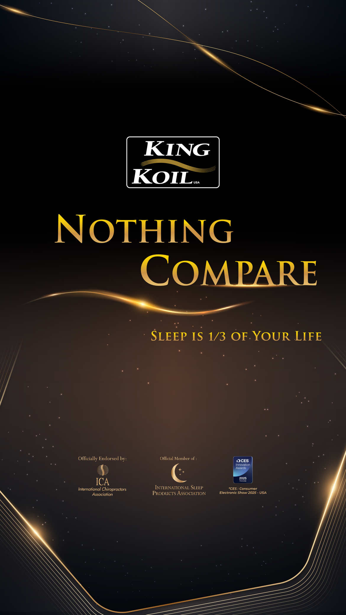Nothing compares to King Koil, because true luxury sleep is made just for you with EVOS™️ personalized comfort powered by Smart String Technology and Ergopedic™️ ultimate rest with Tilt Position, Reflex™️ and Ergomedic™️, redefining the way you sleep for life.  #NothingCompare #KingKoil #TheLuxuriousWay #ThePromiseOfAHealthyBackbone #TheNewWayofSleeping