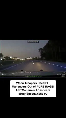 When Troopers Used PIT Maneuvers Out of PURE RAGE! #PITManeuver #Dashcam #HighSpeedChase #9