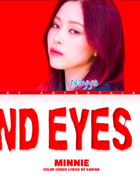 {𝐃𝐀𝐈𝐋𝐘 𝐂𝐎𝐕𝐄𝐑} 💿: BLIND EYES RED - MINNIE  🎙️: NAYYA ּ ֶָ֢.XONÉRY ENTERTAINMENT MEMBERּ ֶָ֢. #xonéryentertainment #minnie #cover #rvn #fyp 