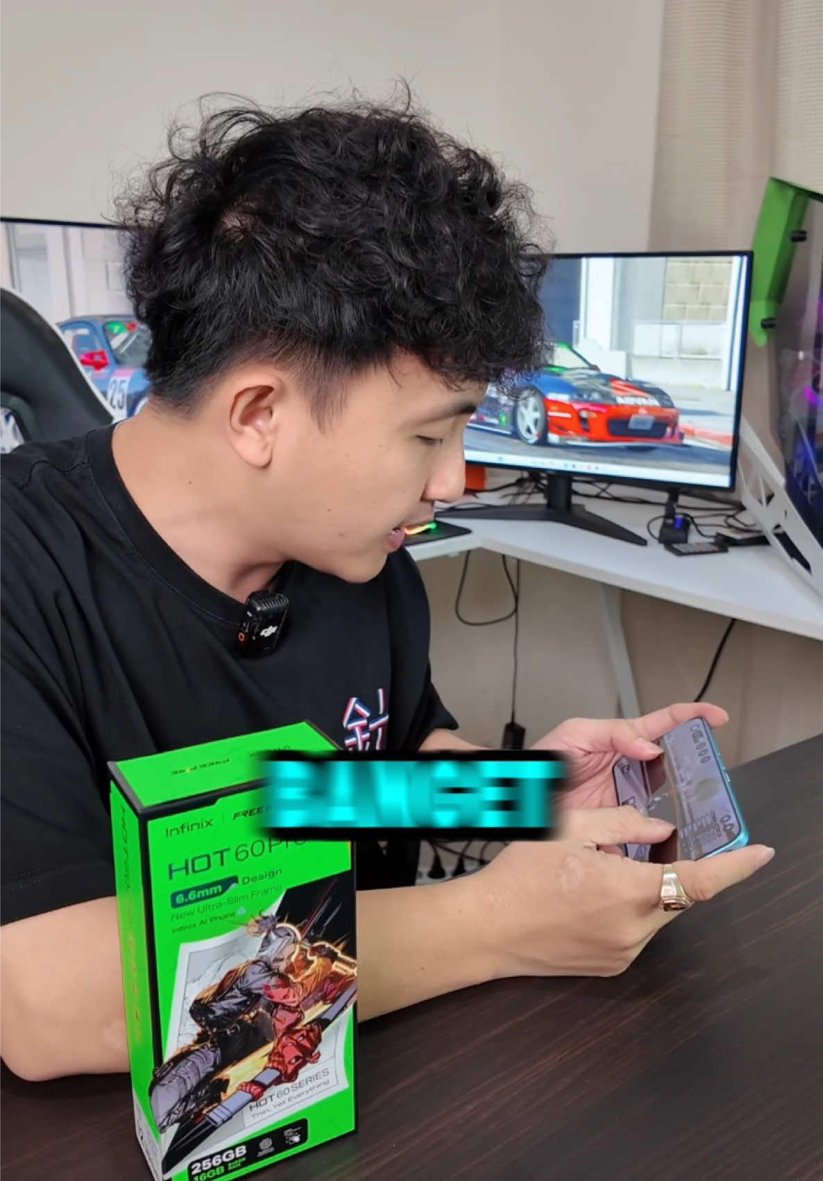 Rekomendasi HP gaming murah Infinix Hot 60 pro #infinixhot60pro #rivelsumigar 