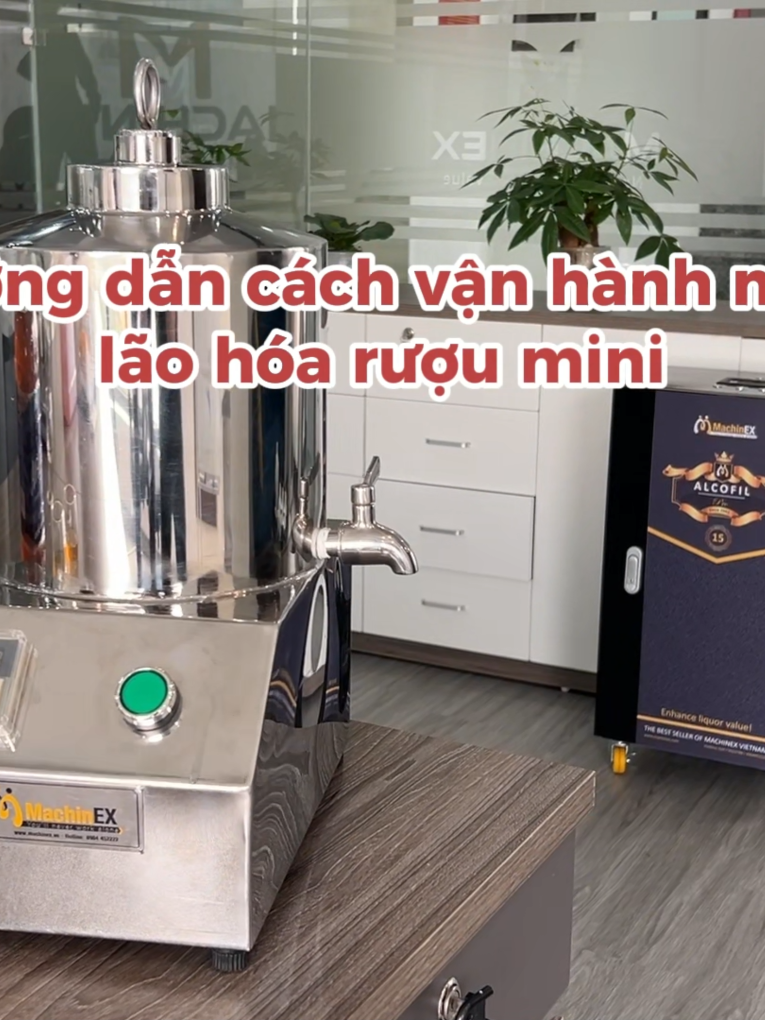 Hướng dẫn vận hành Máy lão hóa rượu mini tại nhà #machinexvn #maylaohoaruou #huongdanvanhanhmaylaohoa #uruounhanh