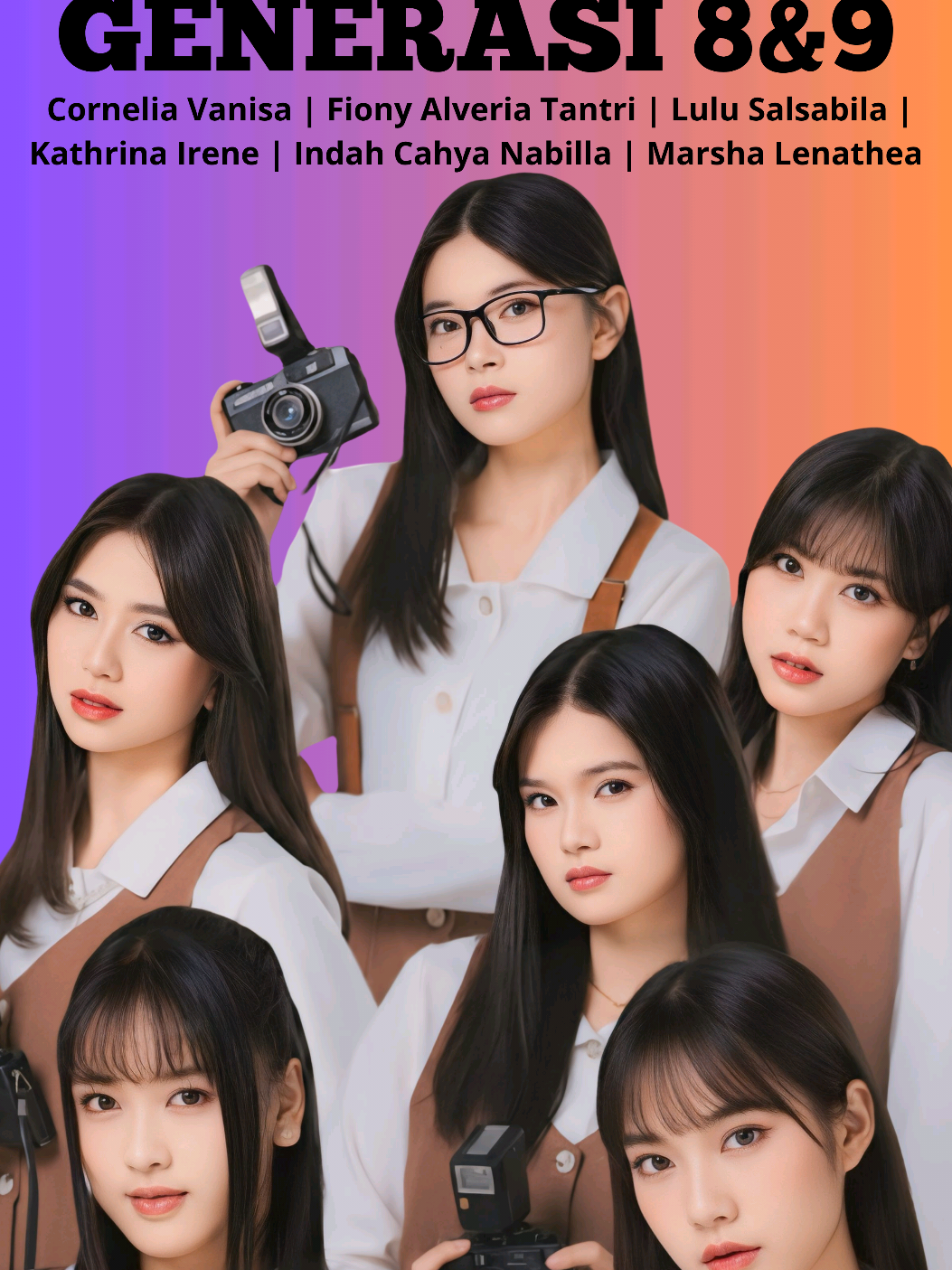 GENERASI 8 & 9 Untuk Generasi 8 dan 9! Setiap kali melihat kalian di atas panggung, kami melihat dua kekuatan hebat yang menyatu. Gen 8,! untuk kalian yang masih bertahan (oniel, fiony, dan lulu) Kalian adalah definisi dari 