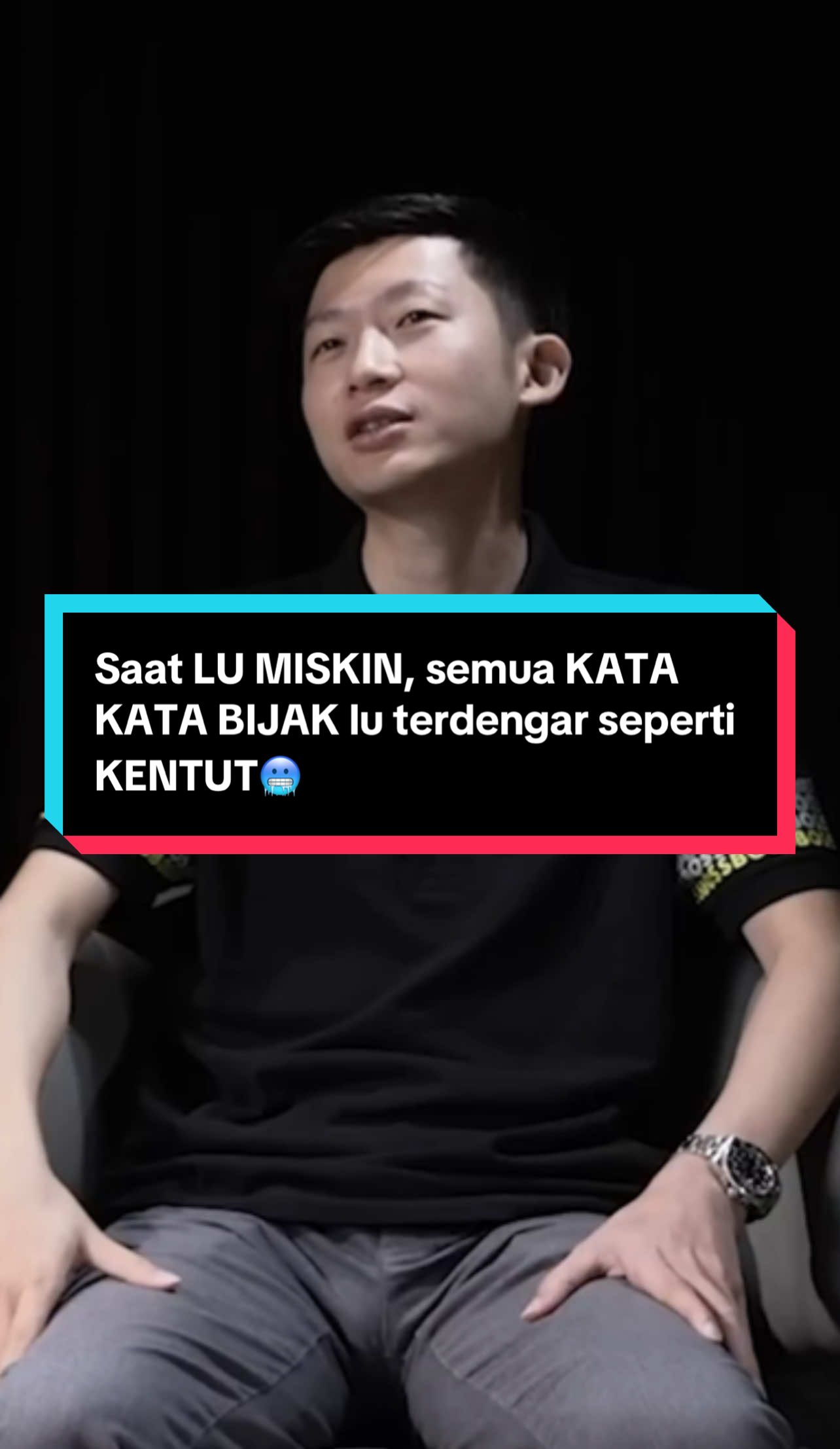 Saat LU MISKIN, semua KATA KATA BIJAK lu terdengar seperti KENTUT🥶 Coba drop pendapatmu di kolom komen ya📲 #stockwise #andryhakim #douglasgoh #saham #finansial 