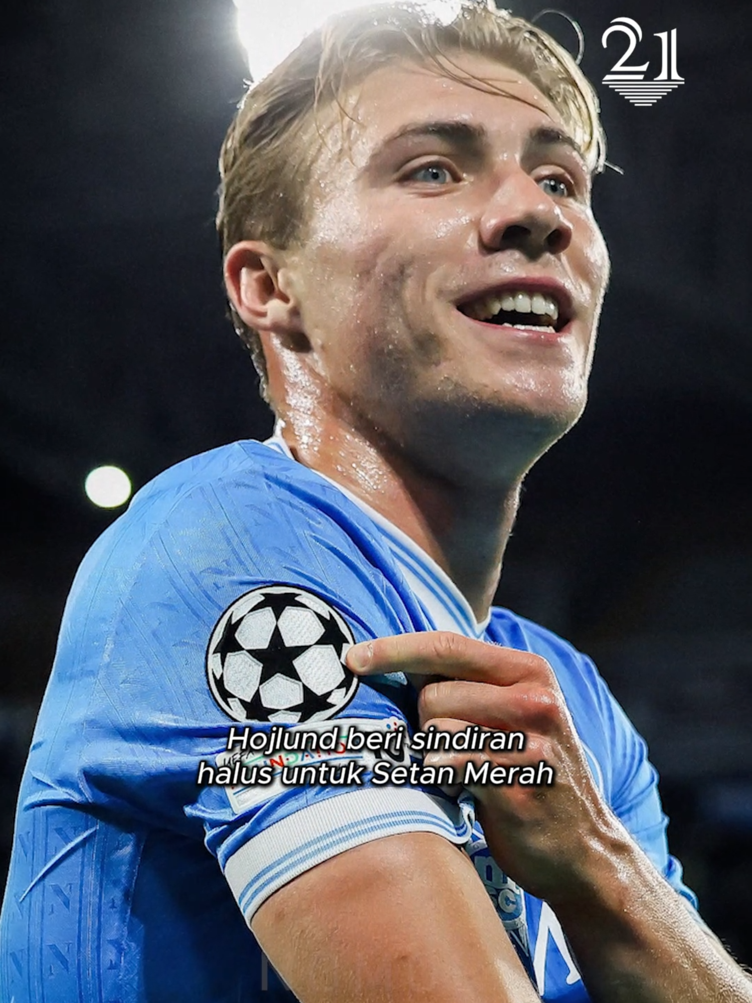 Hojlund Sindir MU Dengan Cara Paling Berkelas! 👀🔥 #nomor21 #championsleague #ligachampions #napoli #hojlund #rasmushojlund #sporting #manchesterunited #manunited #SerunyaDiTikTok