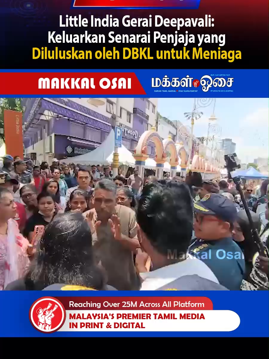 Little India Gerai Deepavali: Keluarkan Senarai Penjaja yang Diluluskan oleh DBKL untuk Meniaga