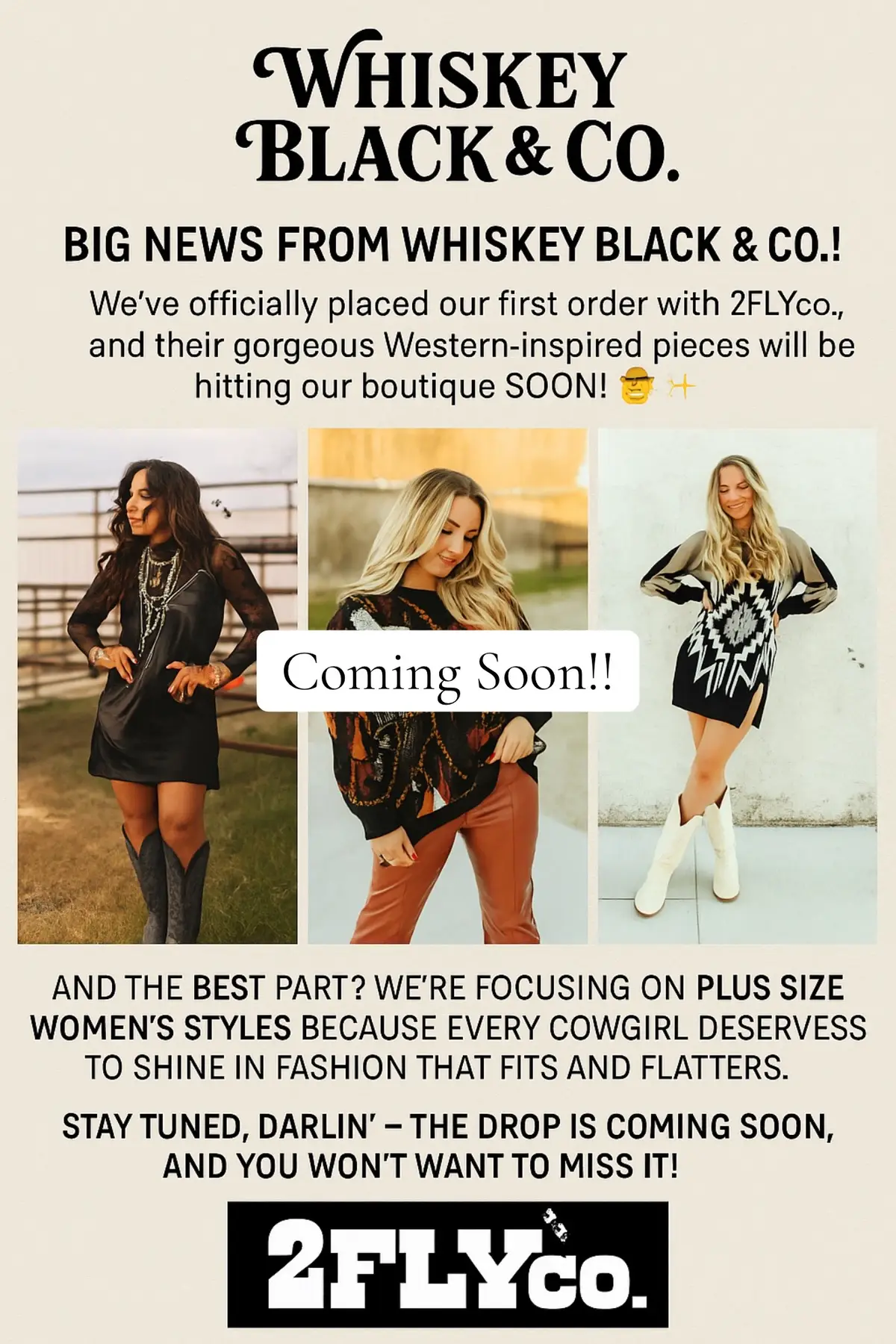 First order placed! Time for new fits for the fall!!! #whiskeyblackandco #WesternStyle #fallfashion2025 #2fly #plussizefashion 