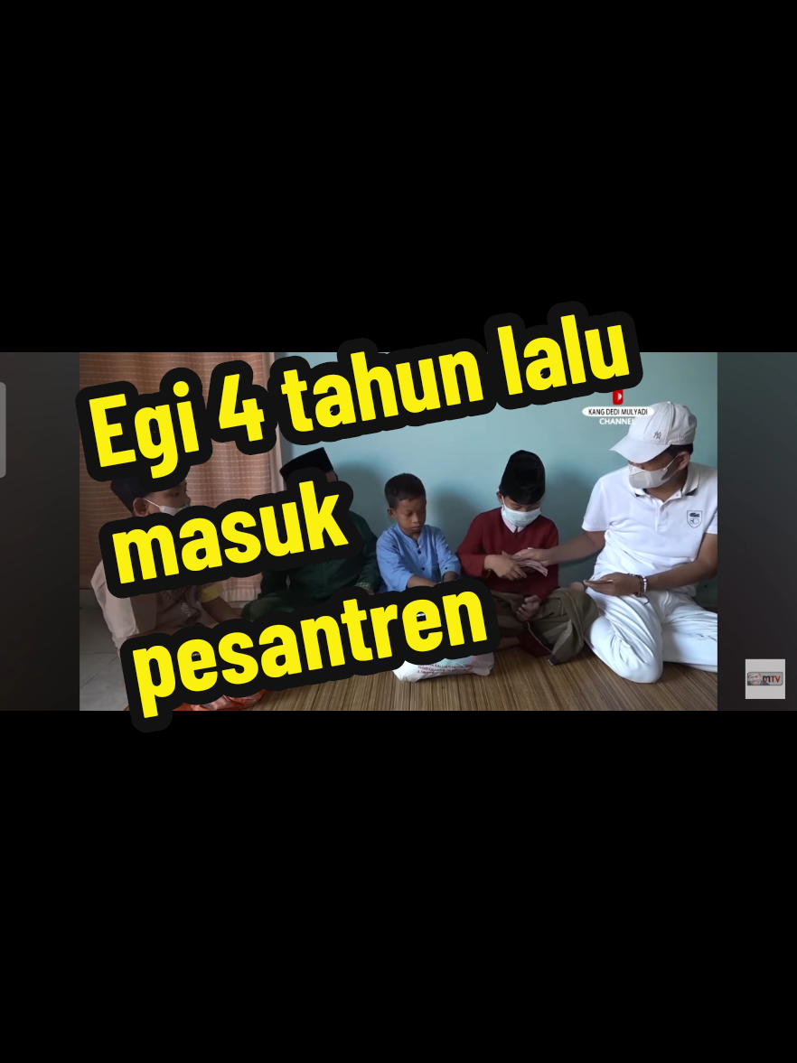 EGI MASUK PESANTREN 4 TAHUN LALU #egi #kdm #jawabarat 