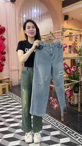 Quần jean xuông rách #quanjeanxuong #quanjeannu  #xuhuong #thinhhanh #hoalela1102 