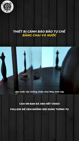 THIẾT BỊ CẢNH BÁO BÃO TỰ CHẾ BẰNG CHAI VÀ NƯỚC #LearnOnTikTok #xh #khampha #khoahoc #fyp 
