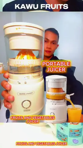Kawu portable fruit juicer and squeezer rechargable #kawu #juicer 