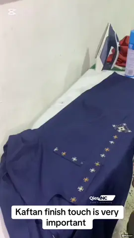 Kaftan finishing #kaftan #sewingtutorial #styleinspo #kaftanviral #tailorinibadan 
