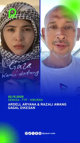 Pihak Sumud Nusantara Command Centre menyatakan bahawa terdapat dua orang rakyat Malaysia yang menyertai pelayan tersebut gagal dihubungi selepas beberapa serangan dilancarkan oleh IDF. Mangsa ialah Ardell Aryana menaiki kapal Mikeno dan Razali Awang yang menaiki kapal Inana. Seluruh rakyat Malaysia dimohon untuk mendoakan kesejahteraan dan keselamatan semua sukarelawan Global Sumud Flotilla.  #fyp #papannada #sumudflotilla #ardellaryana #watermelon 