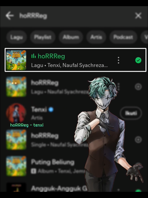 bagian 10 | hoRRReg🎧 - - #openrequest #gfxmanipulation #spotify #tenxi 