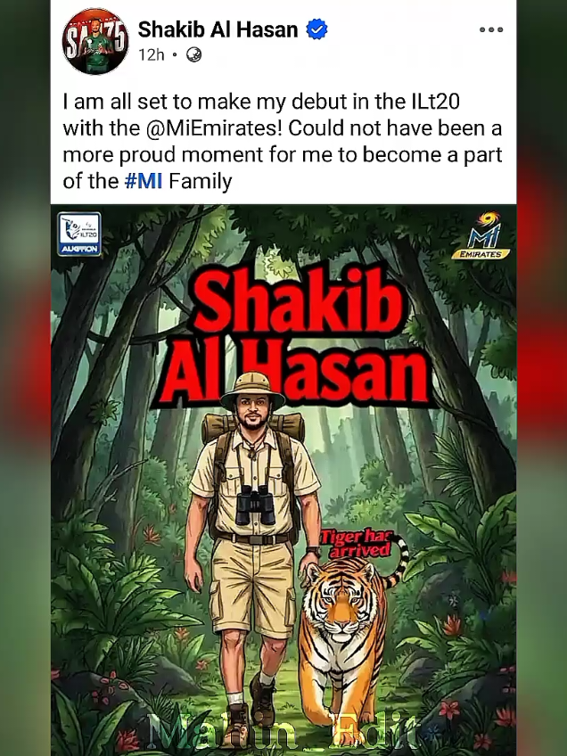 টাইগার কিন্তু শিকার করতে বের হয়ছে...!!😎🔥🤌 ... #Shakib all hassan #trending #foryoupageviralシ゚ #fffffffffffyyyyyyyyyyypppppppppppp #unfreezemyacount 