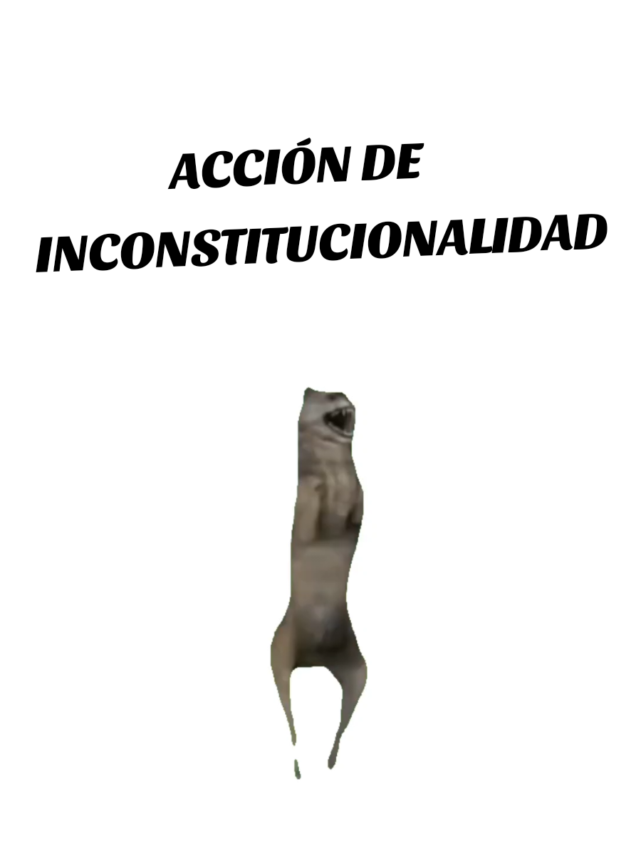 ACCIÓN DE INCONSTITUCIONALIDAD: La acción de inconstitucionalidad es un proceso mediante el cual se cuestiona una ley o norma con rango de ley por ser contraria a la Constitución, con el fin de que el Tribunal Constitucional la declare inválida. #derecho #fyp #paratiiiiii #inconstitucional #rotoscopia 