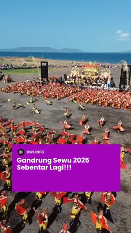 Gandrung Sewu Banyuwangi 2025 🔥🔥 . . support footage: vt/pratama_ajie #banyuwangi  #GandrungSewu  #beritaviral