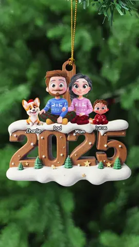 recuXvFFKRsdyk - Video - As A Family Now Onwards - Personalized Custom 3D Effect Wood Ornament - SC + HTC - THANHVC