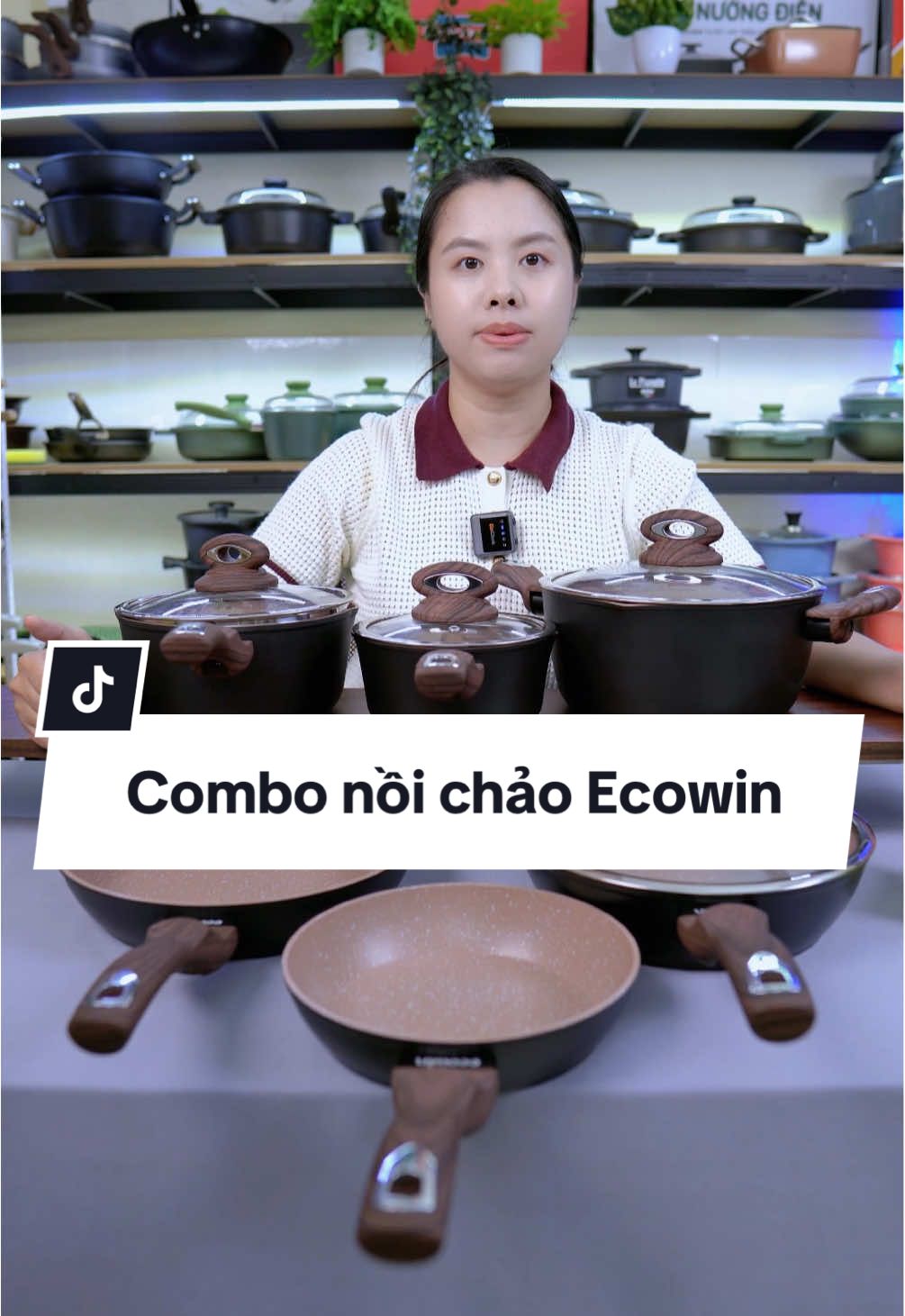 Bộ nồi chảo chống dính 6 món của thượng hiệu Ecowin rất thích hợp cho mọi không gian bếp #noichaochongdinh #noichaoecowin #ecowin #combonoichao 