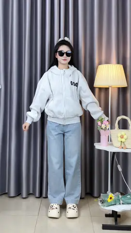 Áo hoodiezip xinh #aohoodie #hoodiezip #thoitrangnu #OOTD #thuydung_m58 