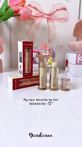Must have !! Ringan dan long lasting, finishnya gloss cantik bgtt 💕 #focallure #focallureliptint #liptintstain #glossylips #makeup 