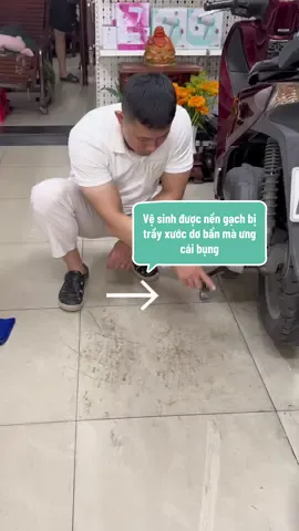 Vệ sinh được nền gạch bị trầy xước dơ bẩn mà ưng cái bụng #LearnOnTikTok #noitro #drnatro #CleanTok #taydanang 
