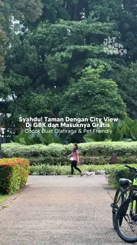 Syahdu dan Adem Banget!🍃 Tempat healing yg belum banyak yang tahu, cocok buat spent waktu sore areanya cukup luas, kalian bisa melakukan kegiatan olahraga dan pet friendly 📍 Taman Anggrek, GBK  #jktdiemplease #jktplacetogo #tamanjakarta 