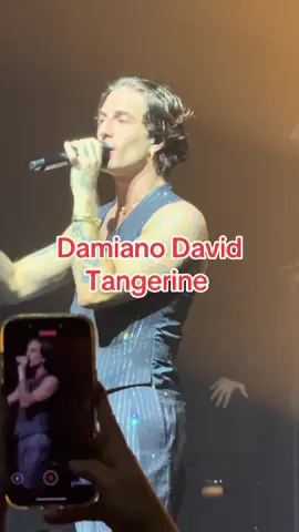 @Damiano David performing Tangerine at night 1 London Roundhouse - 28.09.2025 #damianodavid #fyp #concert #damianodavidedit #tangerine 