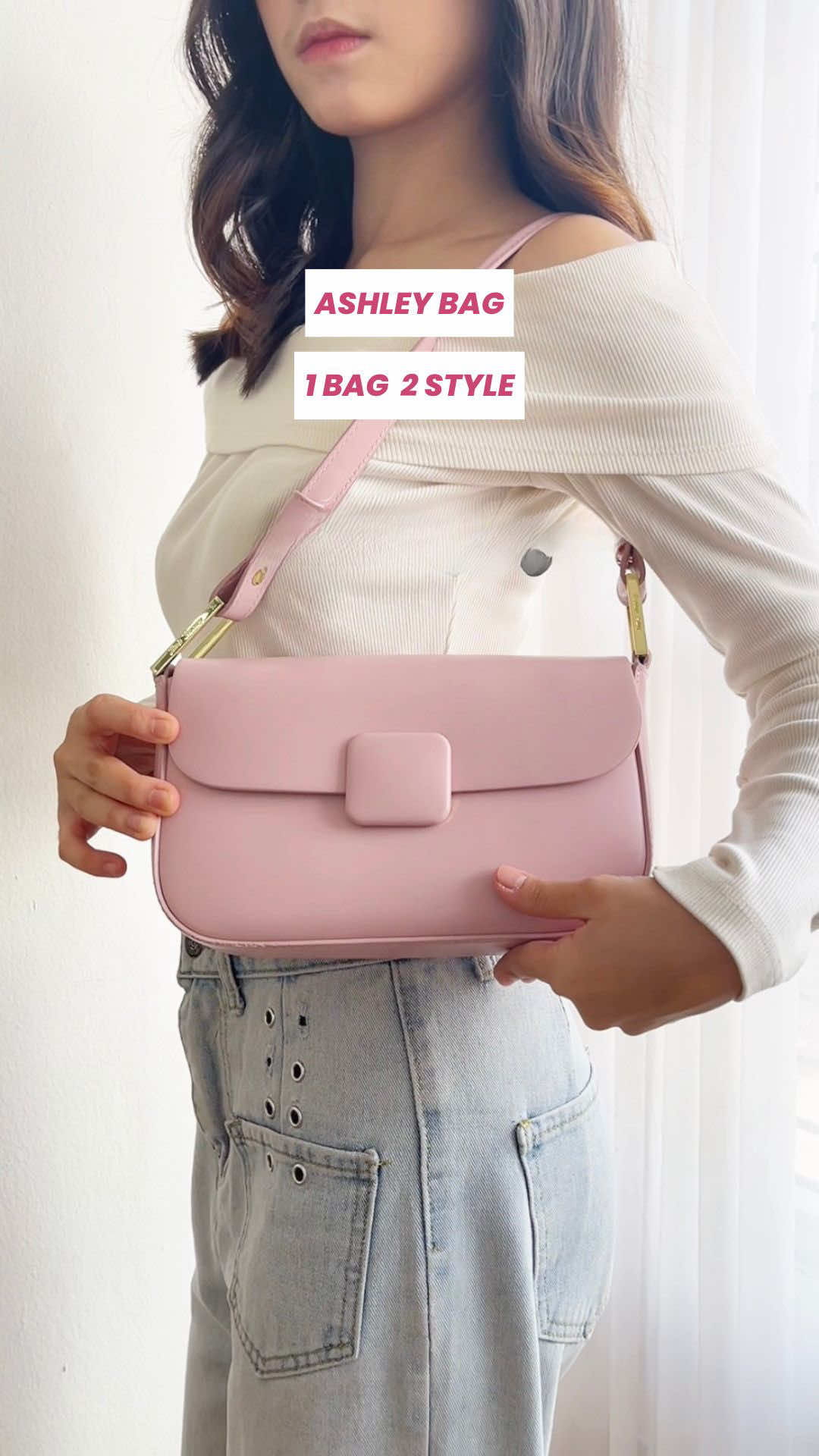Ashley bag (1 bag 2 style)🌸 #JimsHoney #WIBGAJIAN #PromoGuncang1010 #GajianSale #taswanita 