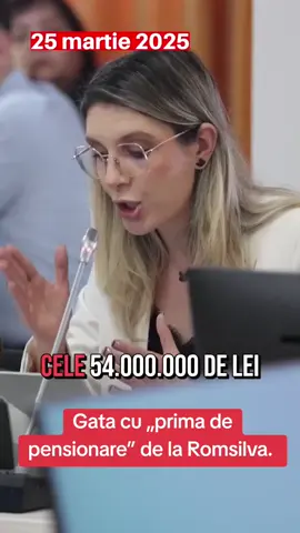 Gata cu „prima de pensionare” de la #Romsilva. Era de 10 salarii, acum e doar de un salariu. Și asta trecut în contractul colectiv de muncă, să nu mai fie discuții. #România #USR #fyp #viralvideo 