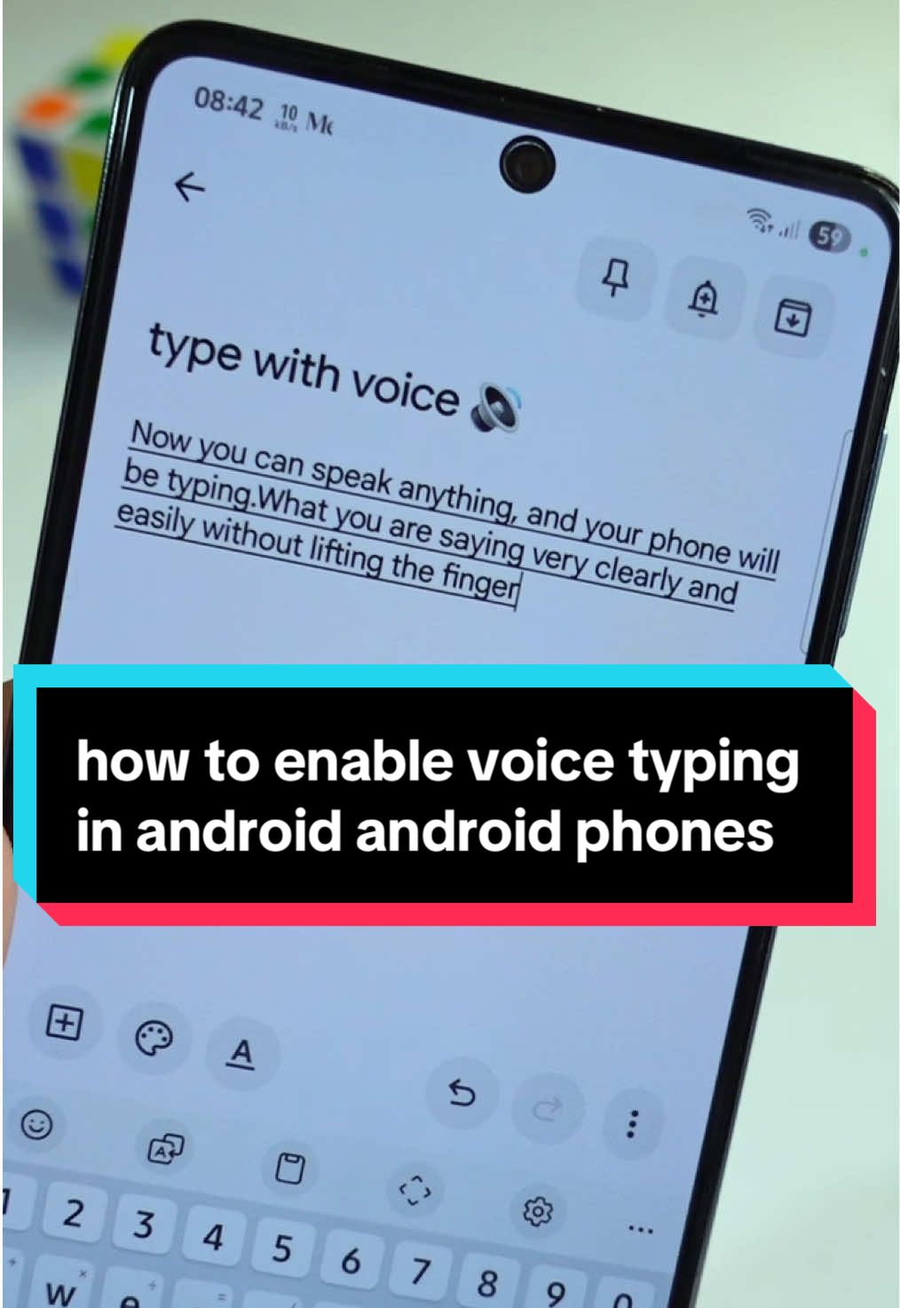 TURN YOUR SPACEBAR INTO VOICE TYPING Open Settings, General Management, Samsung Keyboard Settings, Swipe, touch and feedback, Touch and hold spacebar, pick Voice input or Cursor control. Save this and tag a friend. Team voice or cursor? #androidtips #samsungkeyboard #voicetyping #techtips 