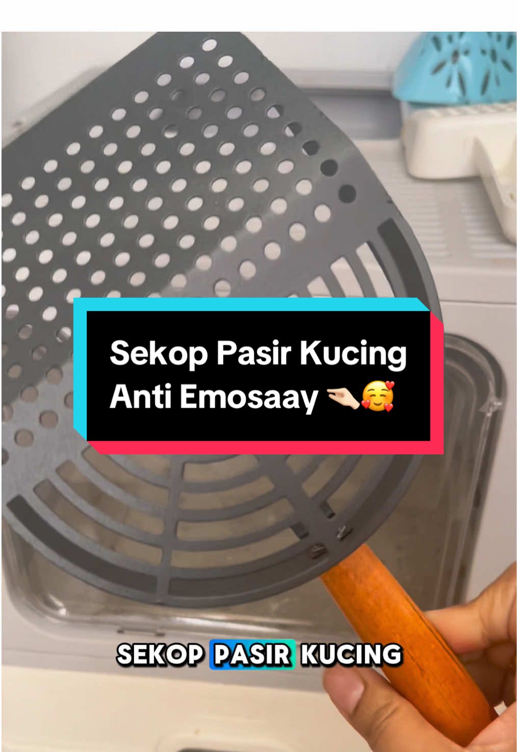 Sekop Pasir Kucing #sekoppasirkucing #pasirkucing #litterbox #kucing #kucingtiktok 