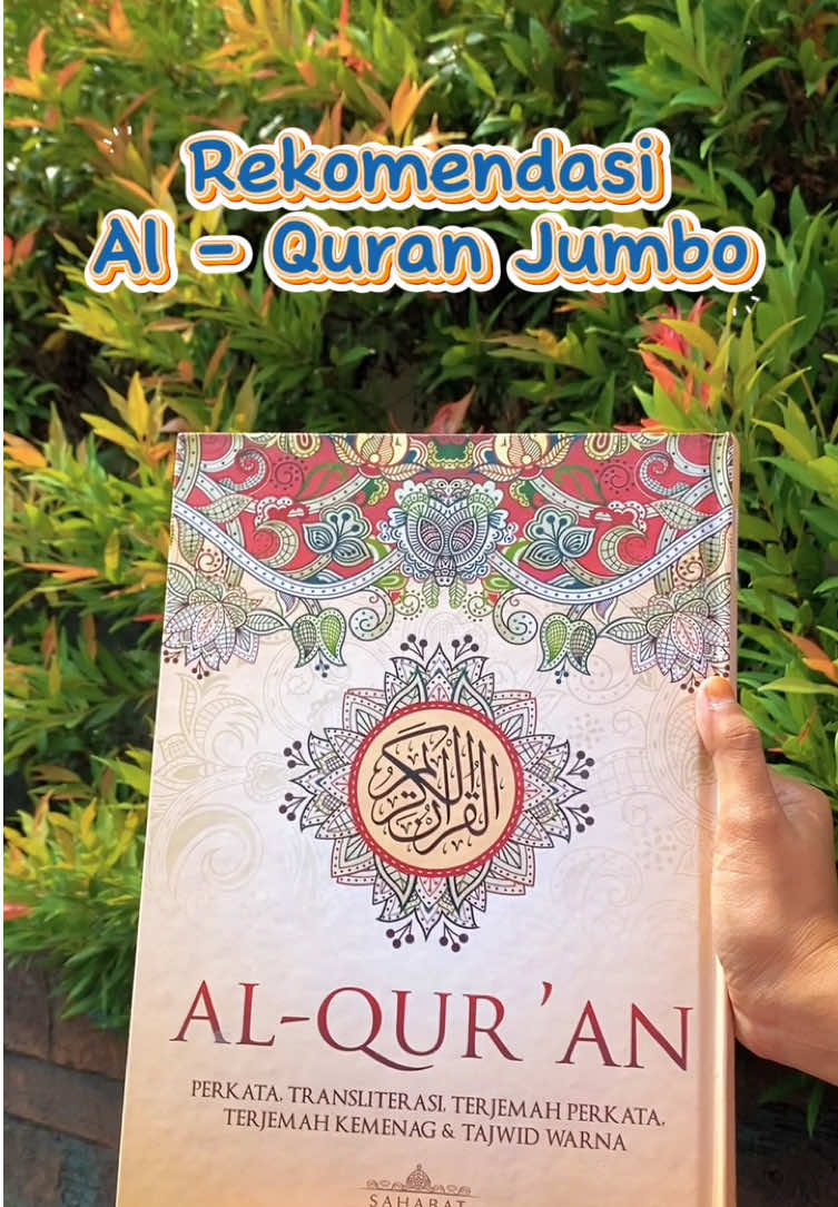Yuk langsung di checkout Al - Quran Jumbo nya 🥰 #alquranjumbo #alquran #rekomendasialquran #alqurantajwid #alquranterjemahan 