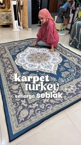 Replying to @YaniSalfa 💞 kaget sih ada karpet yang motifnya mewah tapi harganya se murah iniiii #karpetmurah #karpetturkey #karpetaesthetic 