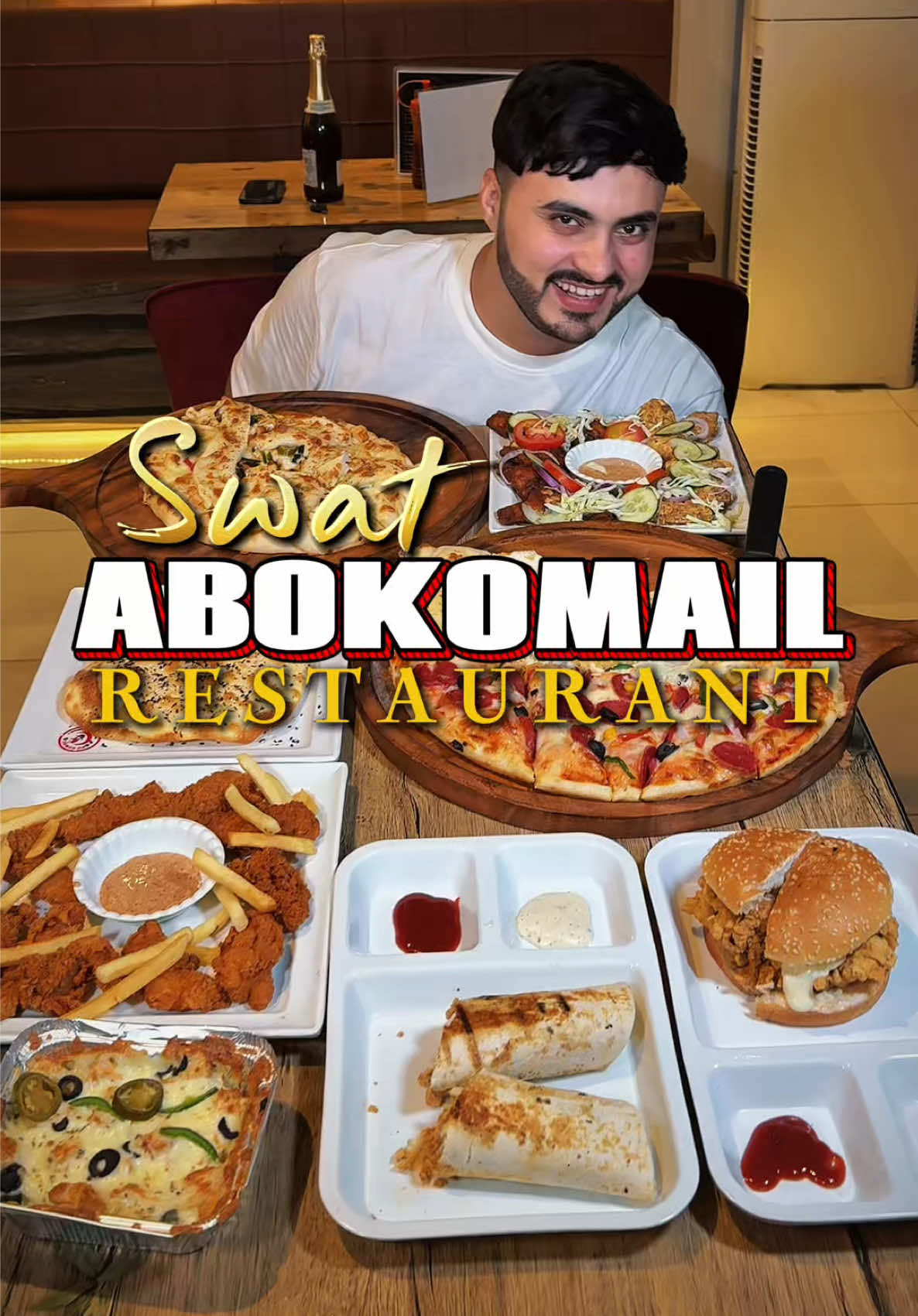 Abokomail restaurant swat . I just explore one of the best & cheapest deal which is valid til october 23th 2025 Taste 👅: 10/10  Hygiene + ambiance : 💯% Prices: reasonable  Recommended : 110% Location : kabal road cheenobbaba , swat . #shahzadkhalil #abokomailrestaurant #fastfooddeal #swatfoodvlogger #storytelling 