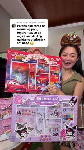 Replying to @wc.shop8 41 in 1 stationary set. Ang dami😍 #artset #artsetforkids #stationaryset #christmasgift #christmasgiftforkids 