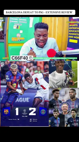 Why Barcelona Lost to Paris Saint Germain in the Champions League. Deep review #fyp #barcelona #psg #viral #nunomendes 