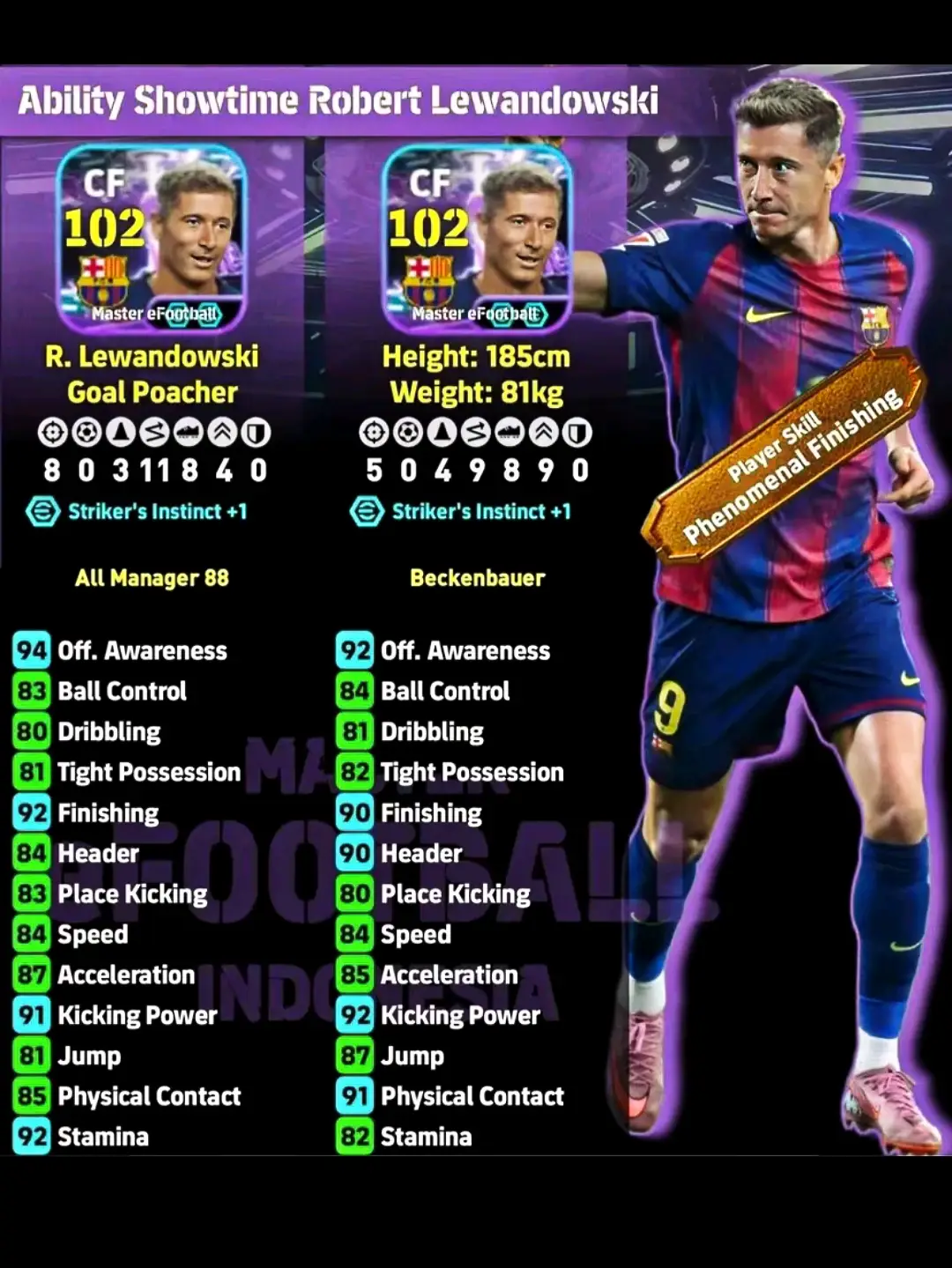 #lewandowski #efootball 2026 #lewandowski 102