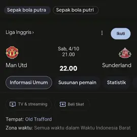 tebak skor lagi mu vs sunderland#emyu#manchesterunited#fyp#bismillahfypシ#berandafypシ 