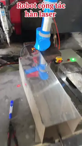 Robot cộng tác hàn laser #robots #robotcongtac #robothan #xh