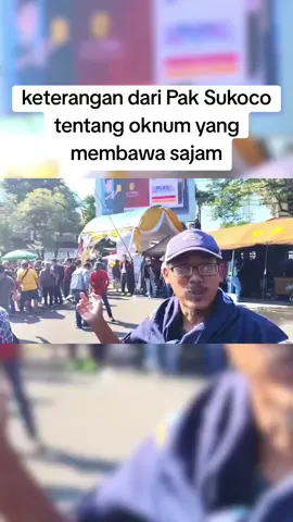 keterangan dari Pak Sukoco tentang oknum yang membawa sajam #paticintadamai #sudewo #pati #patiorasepele #indonesia🇮🇩 