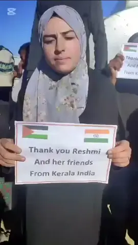 അത്ഭുതം - പാലായത്തിനിടയിൽ ഒരിറ്റു വെള്ളം ... മലയാളി രശ്മിയിൽ നിന്നും  കുടിവെള്ളം ലഭിച്ചതായി ഇവർ പറയുന്നു. ഗസയിൽ നിന്നും സൗത്ത് ഗസയിലേക്ക്  പാലായനം ചെയ്യുന്ന 250 കുടുംബങ്ങൾക്ക്  3000 ലിറ്റർ അടങ്ങിയ പ്രൈവറ്റ് വാട്ടർ  ടാങ്ക് എത്തിച്ച കേരളക്കാരിയായ സാമൂഹ്യ പ്രവർത്തക. ശ്രീ രശ്മിക്കും സഹ പ്രവർത്തകർക്കും  ഗസയിലെ അല്പം ആളുകളുടെ  ദാഹമകറ്റാൻ സാധിച്ചു എന്നത് അഭിനന്ദാർഹമാണ്. .❤️❤️👏