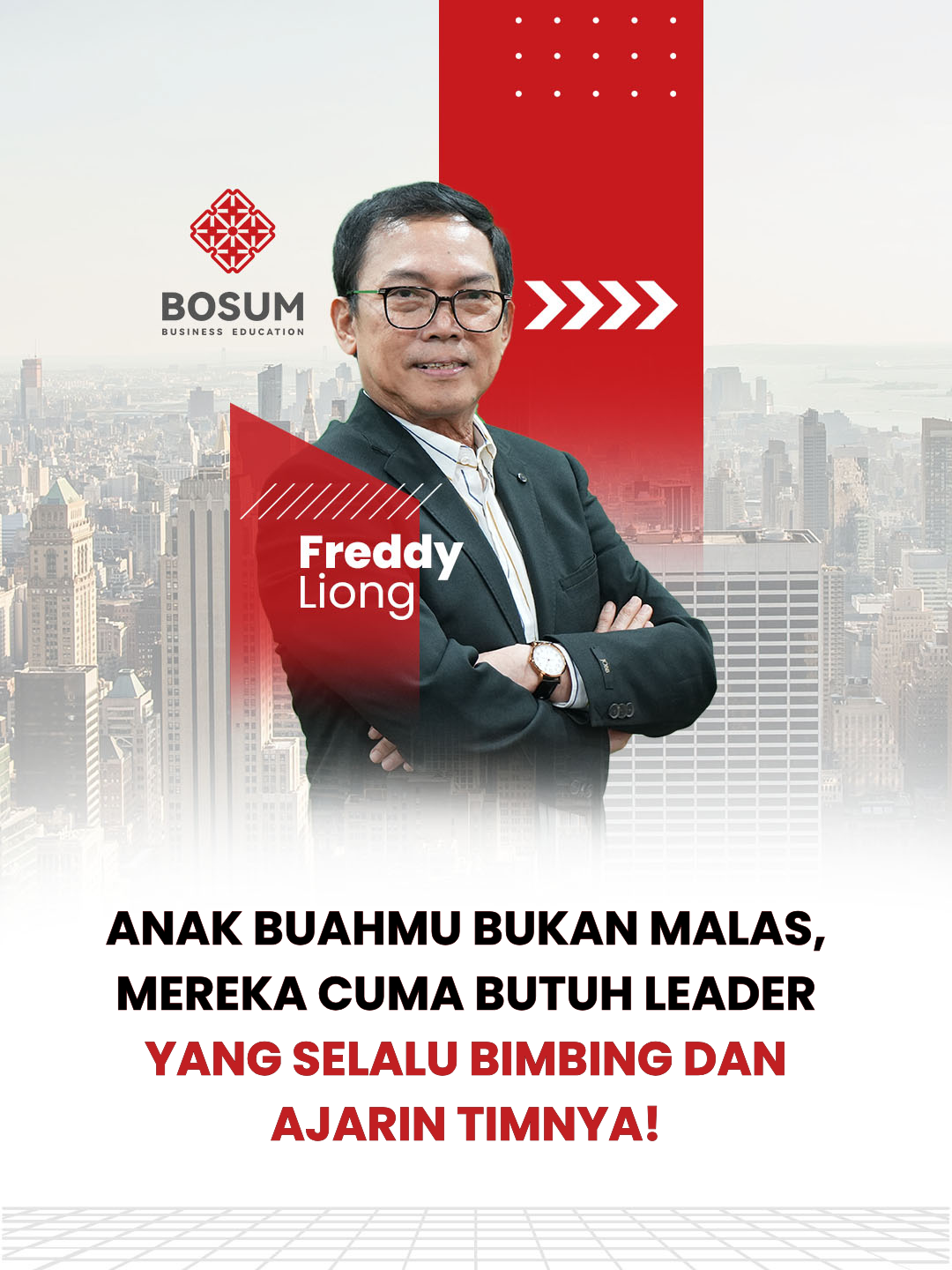 Daftar leadership inhouse training sekarang!  #leadership #leadershiptraining #leadershipbyfreddyliong #businessowner #bosumbusinessconsultant #leadership #businesscoach