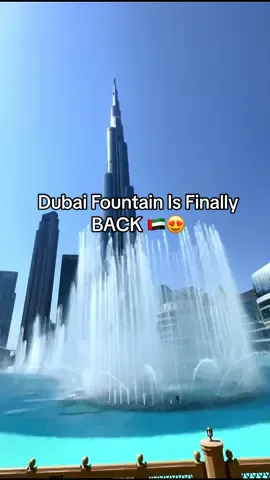 Dubai 🇦🇪 Dubai Fountain 1st Afternoon Show After 6 Months 🇦🇪  #dubai #fyp #pageforyou #burjkhalifa #travel 